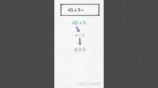 Secret Math Hack: Multiply by 11 Instantly ✨ #coolmathstricks #fastmathstrick #mathstricks