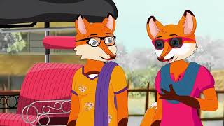 শেয়াল এর বউ সিদ্ধ | Sheal er  Siddho | Fox Cartoon | Kiddicraft Corner