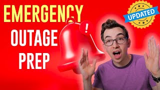 Emergency Outage Plan Do This Now Updated