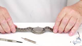 HOW TO - Adjust and fit a Sinn metal bracelet