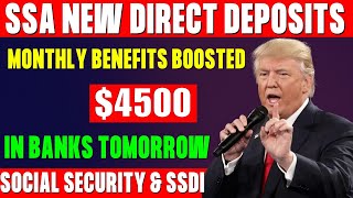 SSA Direct Deposits: $4,500 Boost for Social Security \u0026 SSDI Hits Banks Tomorrow!