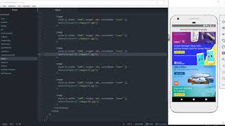 React Native Vertical ScrollView Example Android