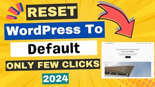 How To Reset WordPress Website To Default (Without Technical Knowledge) 2026