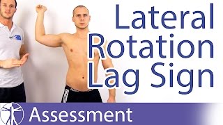 Lateral Rotation Lag Sign⎟Infraspinatus Weakness
