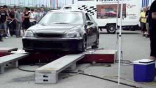 Honda Civic Vtec 191mph on Dyno