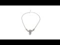 Xavier 9.04ct Absolute] Baguette Drop 18 Necklace