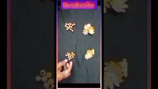 Diy Golden beads wind chimes🎐|positive vibes|craft|diy|shorts|creativity|