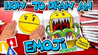 How To Draw An Emoji Monster - Folding Surprise