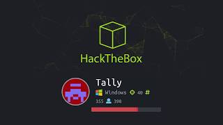 HackTheBox Tally Walkthrough / Solution