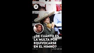 ¡Se convirtió en el Masiosare! ¿Camila Fernández tendrá multa por equivocarse en el himno?