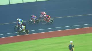 第72回国民体育大会・自転車競技会／少年男子ケイリン準決勝・2組目