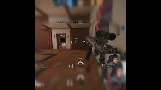 Flick of the wrist ￼ #rainbowsixsiege #gaming #gamer #dmr14