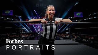 Meet Aubrey Edwards: From Video Game Maker To All Elite Wrestling Referee | Forbes