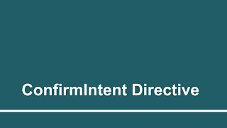 ConfirmIntent Directive | Part - 28 | Create custom Alexa skill using AWS Lambda function