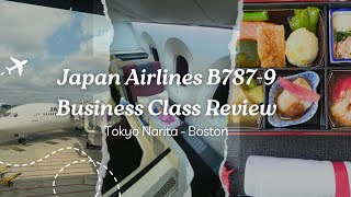 Flying in Style ✈️: Japan Airlines B787-9 Business Class Review - Tokyo to Boston