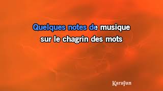 Karaoké Quelques notes de musique - Gilbert Montagné *