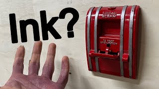 Do Fire Alarms Really Squirt Ink? Fire Alarm Myth?