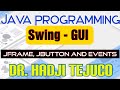 Java Tutorial Series - ( Swing 4) - JFrame, JButton, JLabel, JTextField with event handling