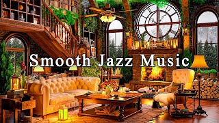 Smooth Jazz Music & Cozy Coffee Shop Ambience to Work, Study, Focus☕Relaxing Jaz