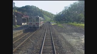 （非HD）留萌本線後方車窓　峠下→恵比島