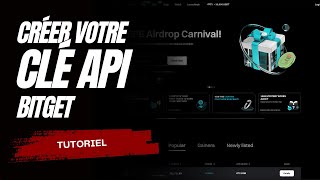 Créer sa clé API Bitget en 60 secondes