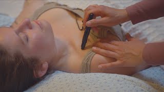 Tracing, Drawing & Scraping Chinese Acupoints @ChilibASMR (Massage, Medical, Real Person ASMR)