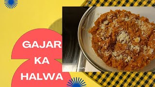 Gajar Ka Halva (or Carrot Halwa) is a classic Indian sweet dessert .