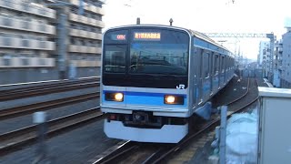 JR東日本　E231系 800番台 K2編成　東京メトロ 葛西駅