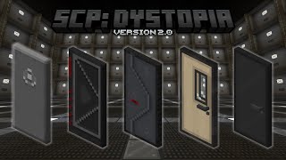 New Door Showcase - SCP: Dystopia 2.0 [Minecraft Bedrock 1.21.20]