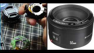 Hướng dẫn sửa Canon 50 f1.8 II báo lõi err 01