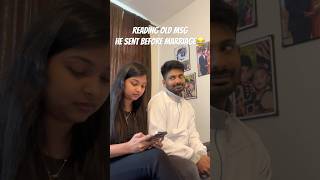 POV:Reading old msg be like this 😂🤣 #tamil #thanukithu #shorts #couple #funny #viral #shorts