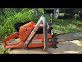 Running a stock original Husqvarna 372xp.