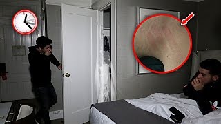 OVERNIGHT CHALLENGE IN THE MOST HAUNTED HOTEL ROOM.. **ATTACKED** | FaZe Rug