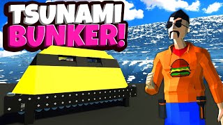 Surviving with Spycakes & OB in a NEW Tsunami Bunker in Stormworks Multiplayer!
