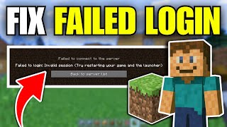 How To Fix Minecraft Failed To Login Invalid Session (Try Restarting Your Game)