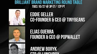 #thePOZcast LIVE: Brillant Brand Marketing: Eddie Geller, Elias Guerra, Andrew Boryk