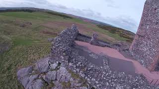 Smailholm Tower drone session