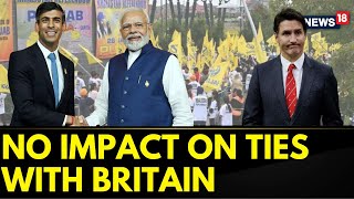 India Canada Relation | UK PM Rishi Sunak's Spokesperson, Asked About Canada’s Claims | News18