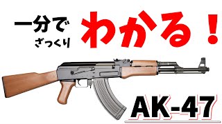 『一分で』ざっくりとAK-47解説 #shorts