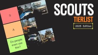 Snowrunner Scouts Tier list | Hard Mode Perspective | 2025 Edition