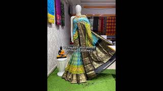 Kanchipuram #twill ikkat #pochampally #saree #ikat #indianclothes #handloom #ikkatpochampally