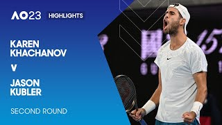 Karen Khachanov v Jason Kubler Highlights | Australian Open 2023 Second Round