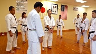 Master Osaka explains 1st and Last position in Tekki Shodan