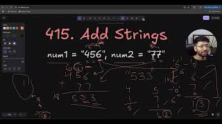 Leetcode 415: Add Strings | Step-by-Step Solution