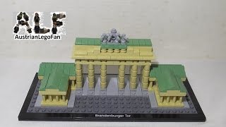 Lego Architecture 21011 Brandenburg Gate / Brandenburger Tor - Lego Speed Build Review