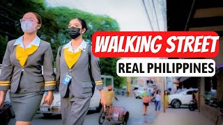 Amazing ASMR Walking Street Tour[4K] 🇵🇭 Real Life Angeles City Philippines