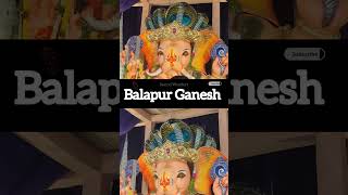 Balapur Ganesh Eyes Blinking 😍🙏 #shorts #balapurganesh #ganapathibappamorya #ytviral #youtubeshorts