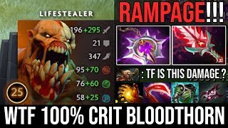 WTF 100% Crit Bloodthorn 3Hits Delete Tanky Heroes Even Pro Juggernaut Can't Beat Him - DotA 2 LS