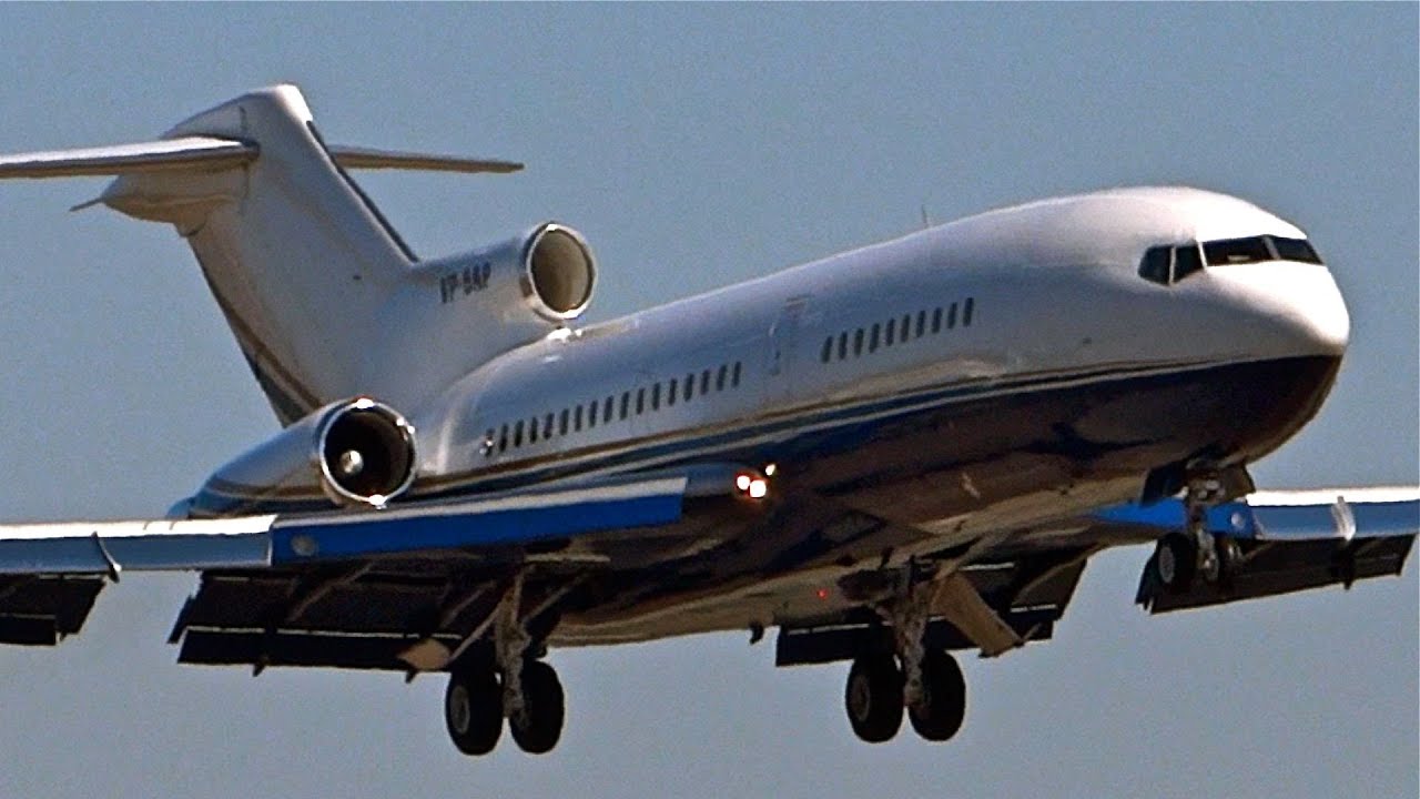 Boeing 727-100 Visits LAX (VP-BAP) - YouTube