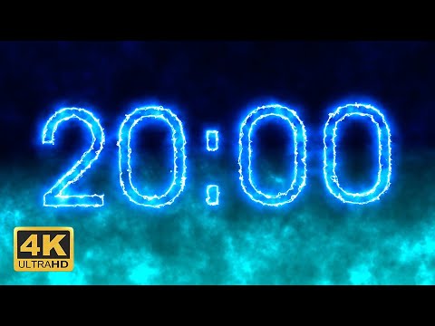 20 Minutes Countdown Timer Electric тъбтшд 4k Youtube